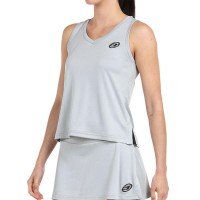 Camiseta Bullpadel Diles Gris Perla Bicolor  Oferta + Barato