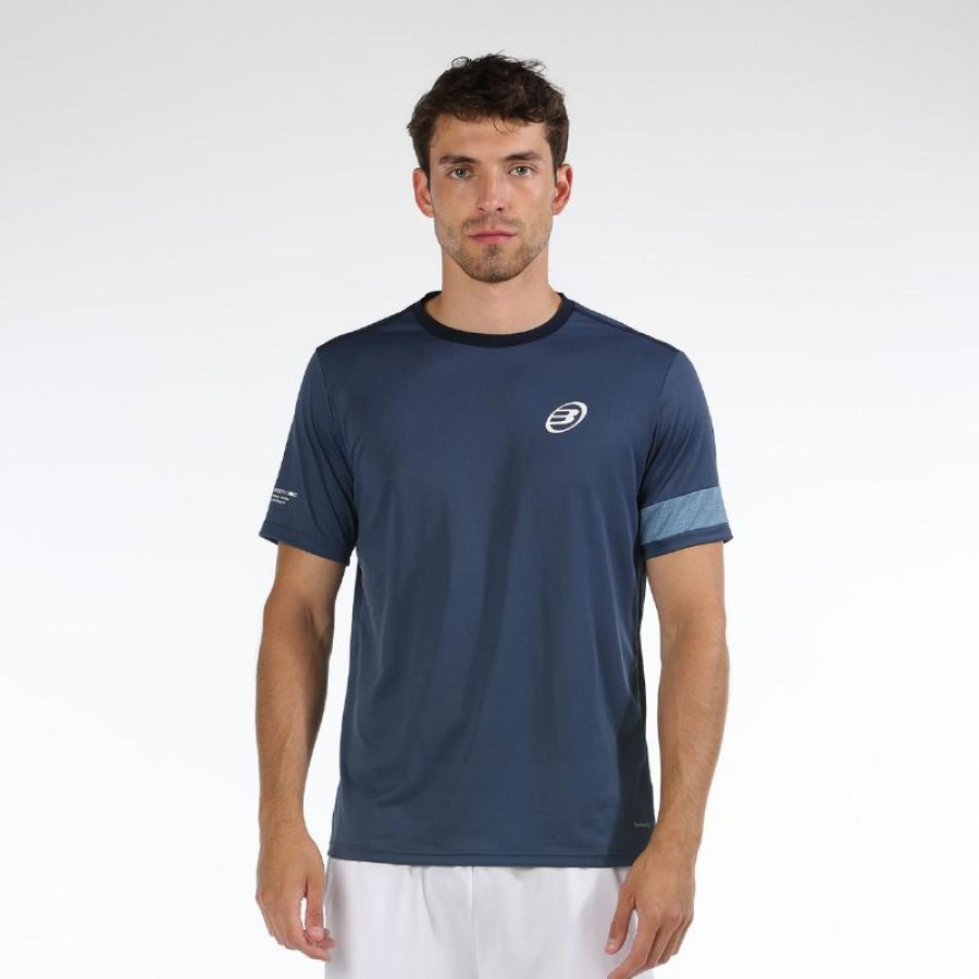 Bullpadel Mutata Blue Lavado T-Shirt - Barata Oferta Outlet