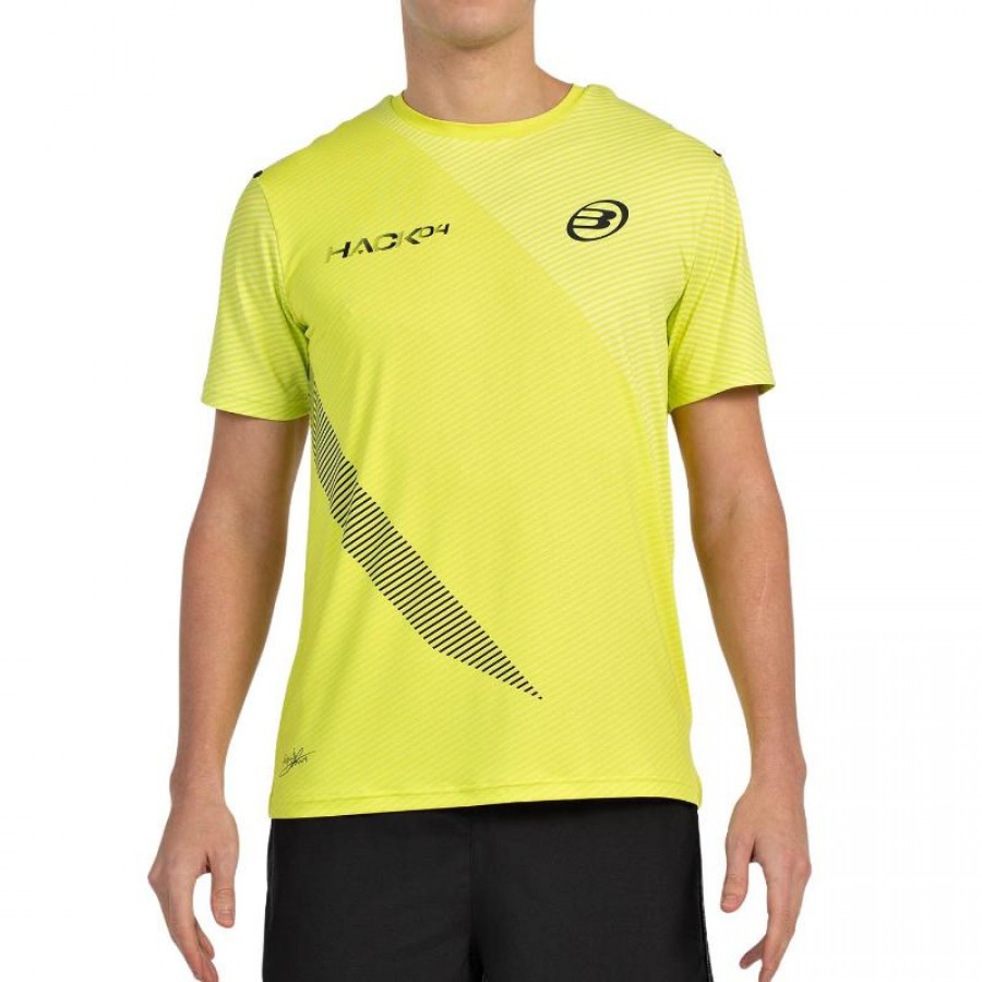 Bullpadel Paquito Navarro 25V Lime T-shirt  Offer + Cheap