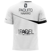 Bullpadel Paquito Navarro Linde Blanc T-Shirt Junior  Offre - Pas cher