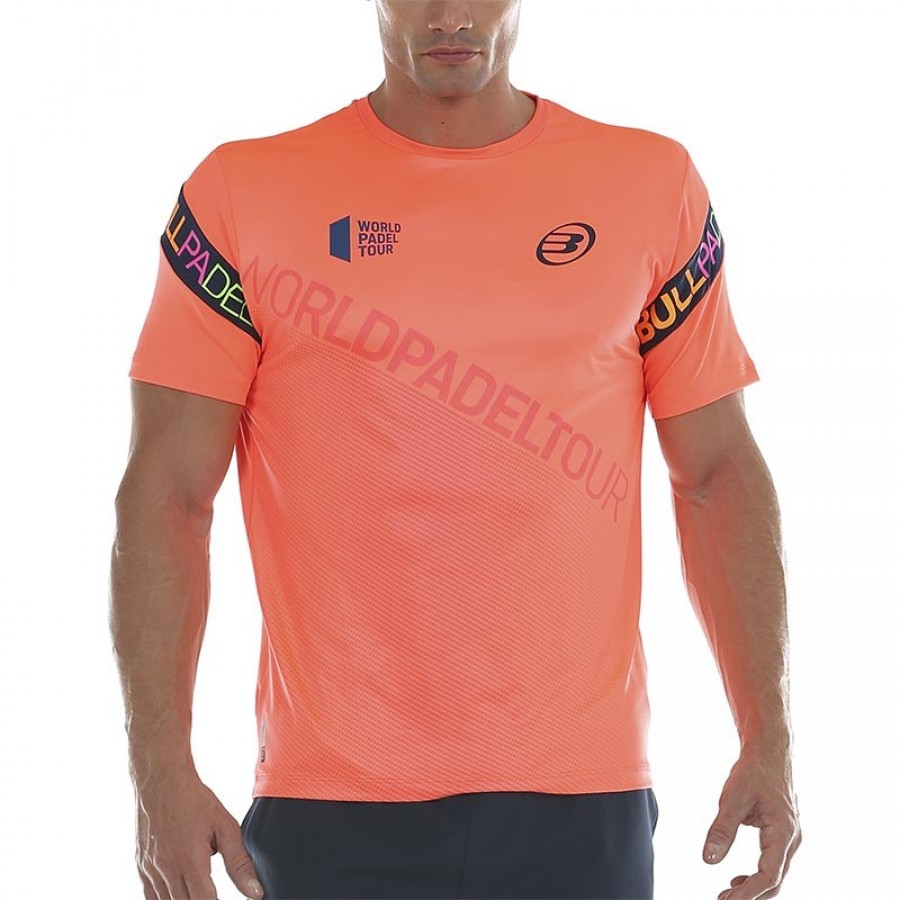 Bullpadel WPT Sipre Grapefruit Fluor T-Shirt PADELPOINT Bullpadel WPT Sipre Grapefruit Fluor T-Shirt