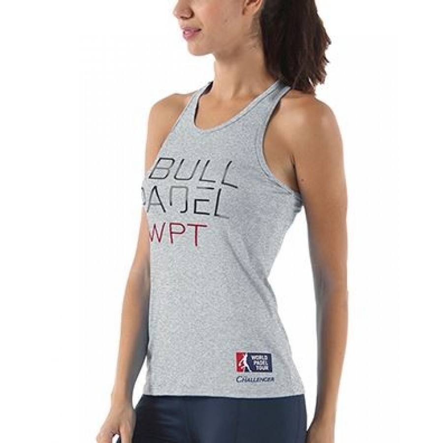 Bullpadel Zamar strapless grey t-shirt PADELPOINT Bullpadel Zamar strapless grey t-shirt
