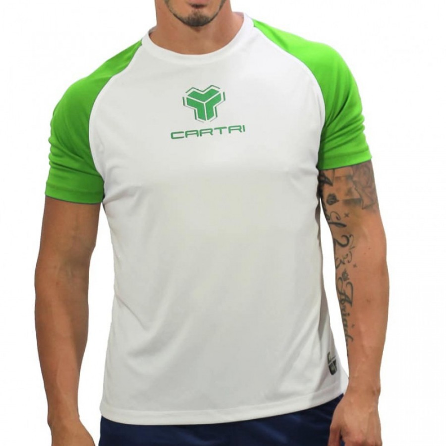 Camiseta Cartri Match Blanco Fluor  Oferta + Barato