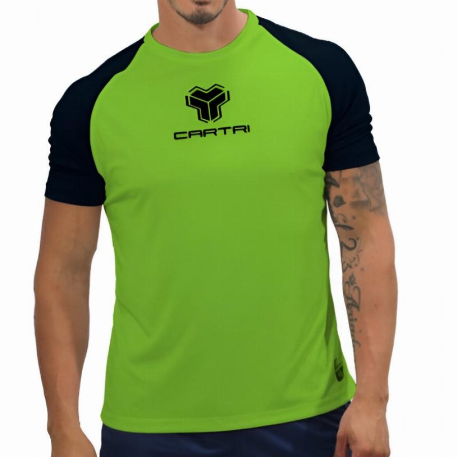 Cartri Match Green Black Junior T-Shirt  Offer + Cheap