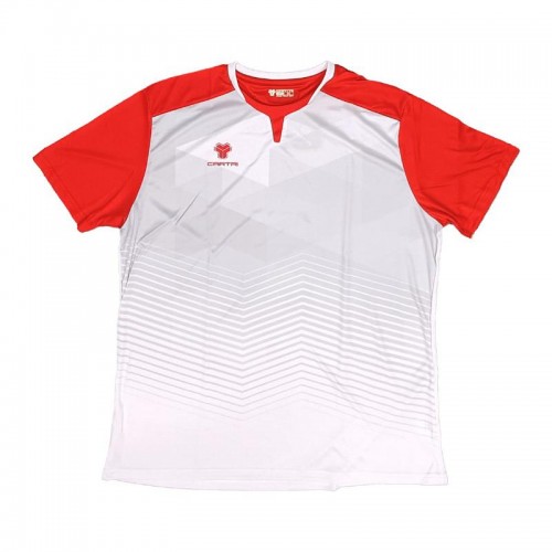 Cartri School T-shirt White Gray Red