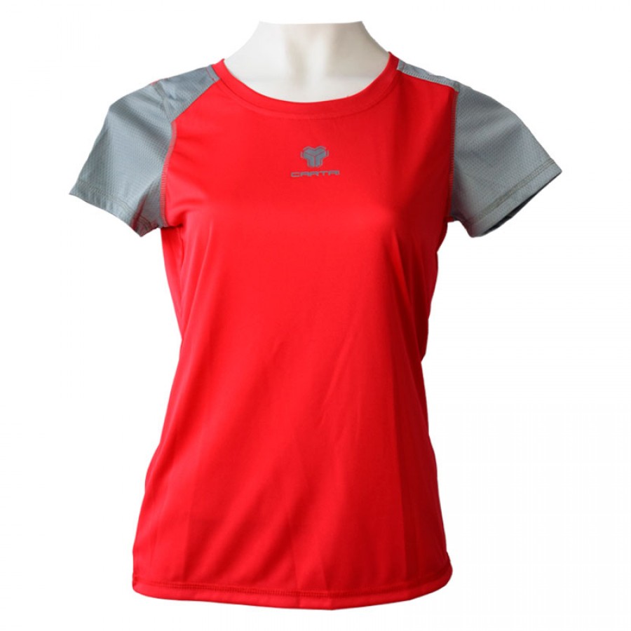 Cartri Simona Grey Red T-Shirt PADELPOINT Cartri Simona Grey Red T-Shirt