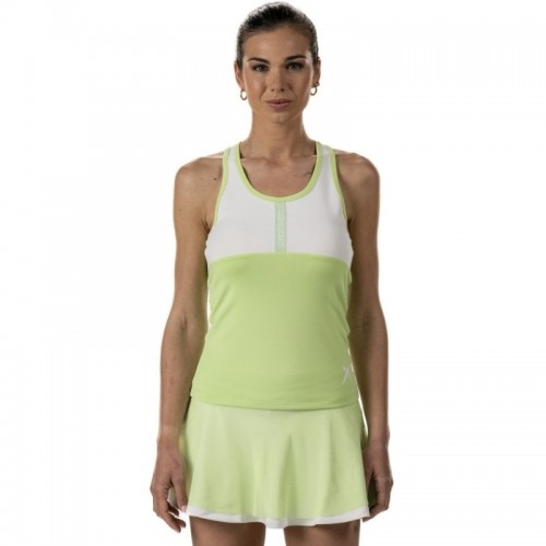 Drop Shot Lys Green White T-Shirt