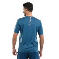 Drop Shot Nur Blue T-Shirt | Tienda Online PADEL POINT Drop Shot Nur Blue T-Shirt - Barata Oferta Outlet