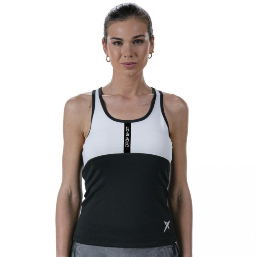 Drop Shot Onix Black White T-Shirt  Offer + Cheap