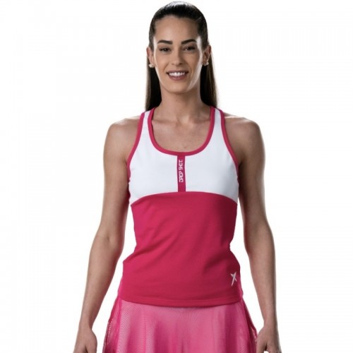 Drop Shot Sol Azalea Pink White T-Shirt