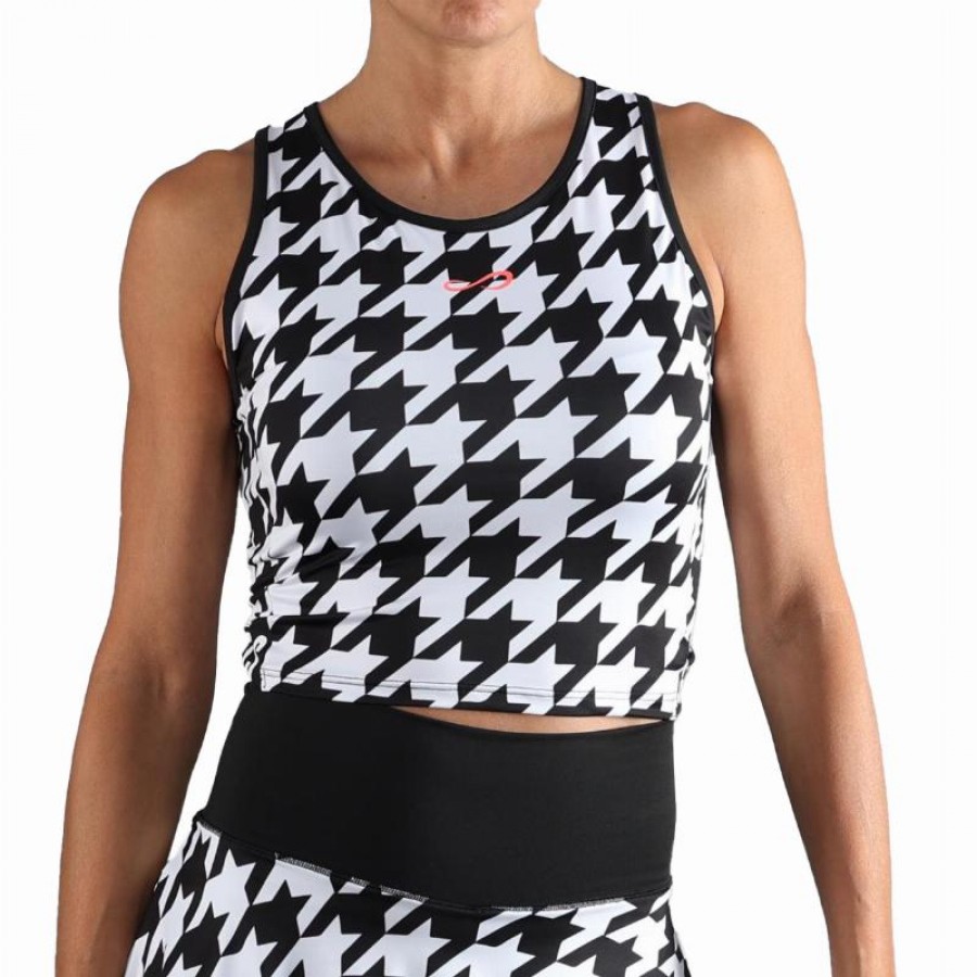 Endless Chill Black Houndstooth T-Shirt  Offer + Cheap