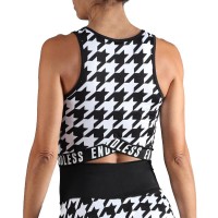 Endless Chill Black Houndstooth T-Shirt  Offer + Cheap
