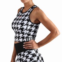 Endless Chill Black Houndstooth T-Shirt  Offer + Cheap