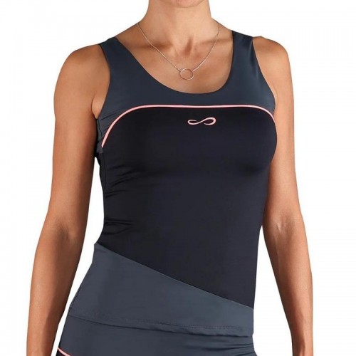 Camiseta Endless Curve Negro Titanium