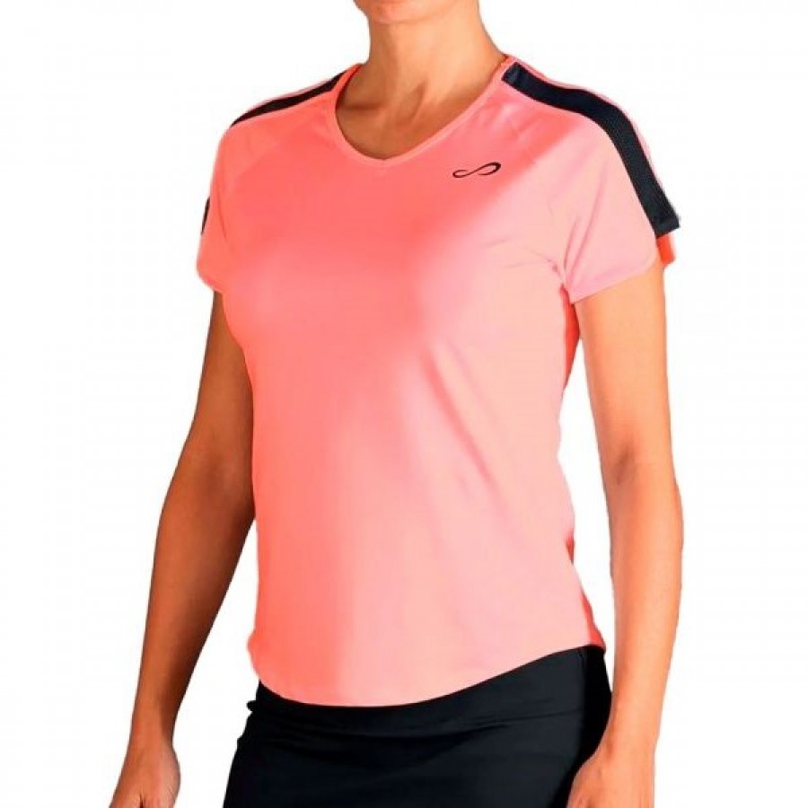 Camiseta Malha Sem Fim Coral  Oferta + Barato