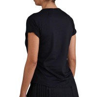 Camiseta preta de malha infinita  Oferta + Barato