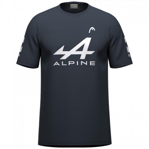 Camiseta Head Arturo Coello patrocina Azul Marino