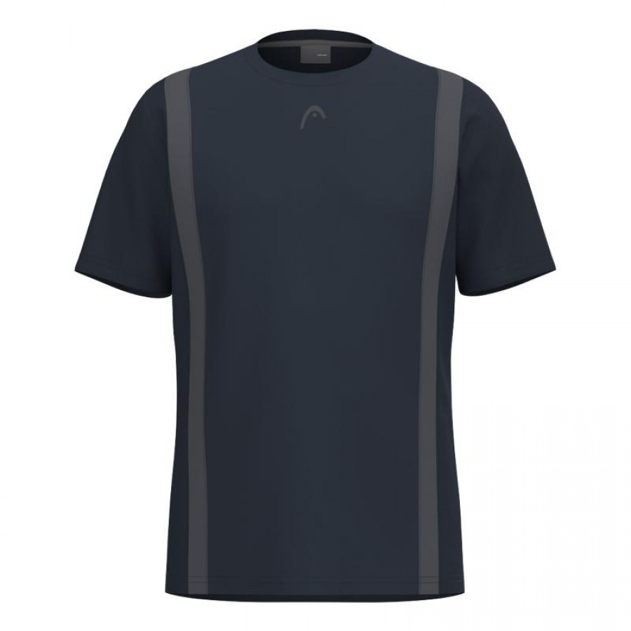 Camiseta Head Club 25 Tech Azul Marinho  Oferta + Barato