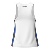 Camiseta Head Club 25 Tech White Royal Blue para Mulheres  Oferta + Barato