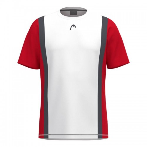 Head Club 25 Tech White Red T-Shirt