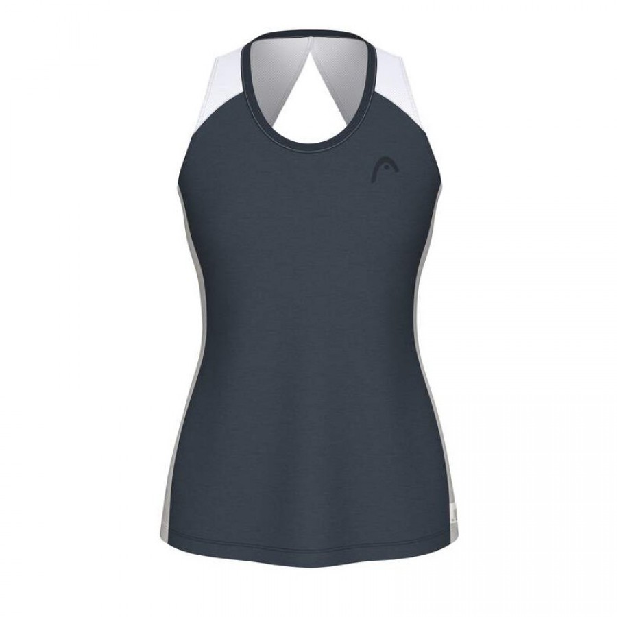 Head Petite joue un t-shirt bleu marine