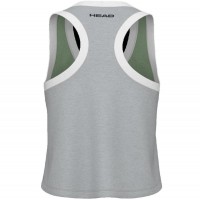 Camiseta Head Play Crop Top Verde Gris Mujer  Oferta + Barato