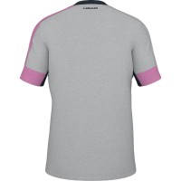 T-Shirt Head Play Tecnologia Rosa Cinzento  Oferta + Barato