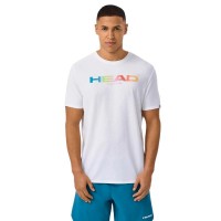 Camiseta Head Rainbow White  Oferta + Barato