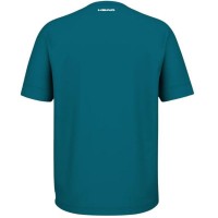 Camiseta Head Slice II Azul Teal  Oferta + Barato