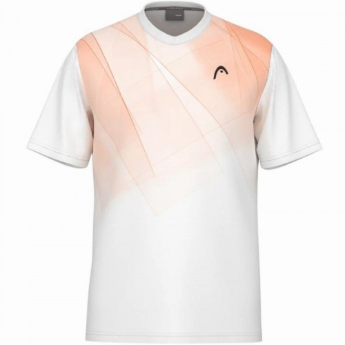 Camiseta Head Topspin Naranja Print