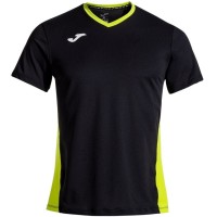 T-Shirt Joma Court Noir Vert  Offre - Pas cher