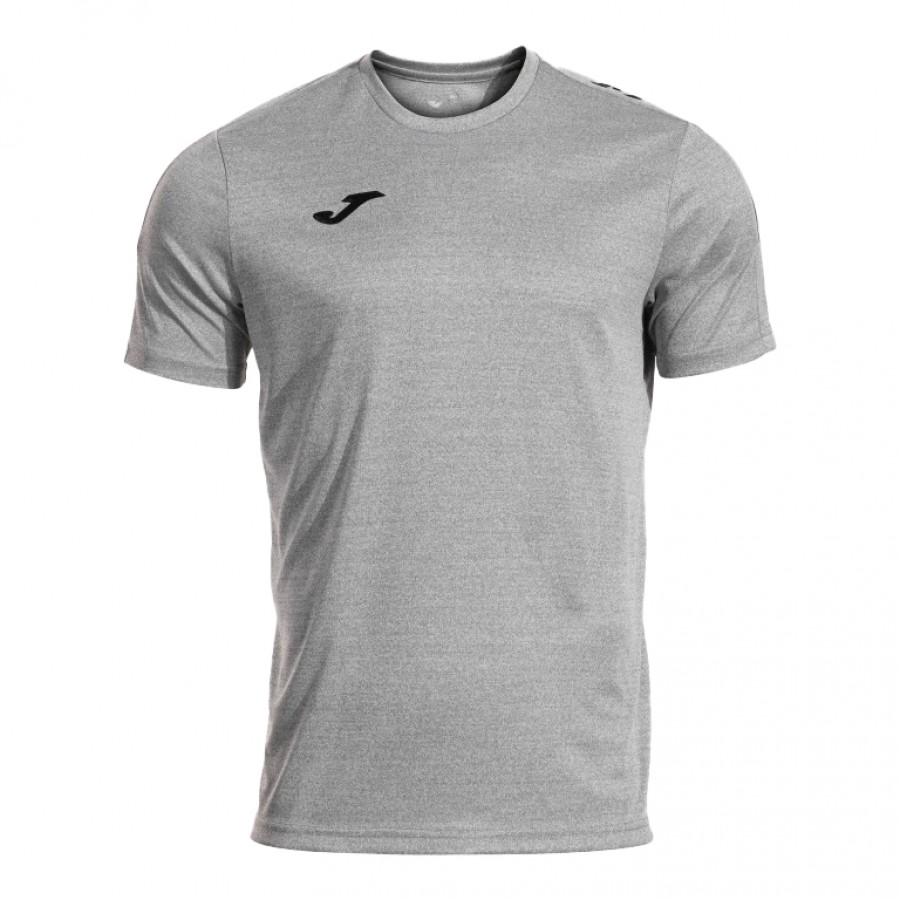 Joma Olimpiada Gray Melange Black T-Shirt