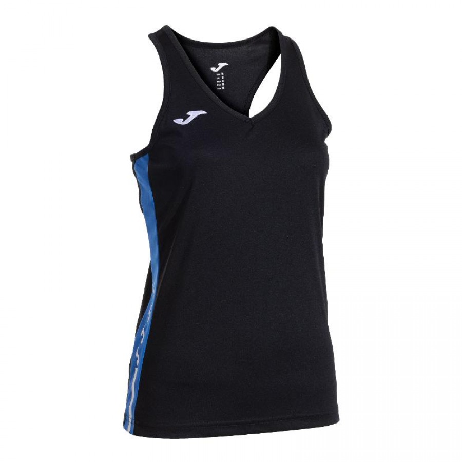 Joma Olimpida Black Royal Blue Women''s T-Shirt