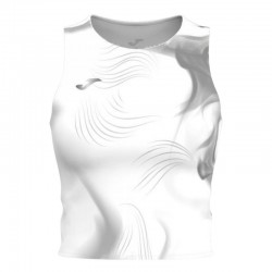 Camiseta Feminina Branca Sem Mangas Joma R Night