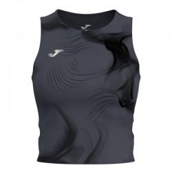 Camiseta Preta Preta Sem Mangas Joma R Night