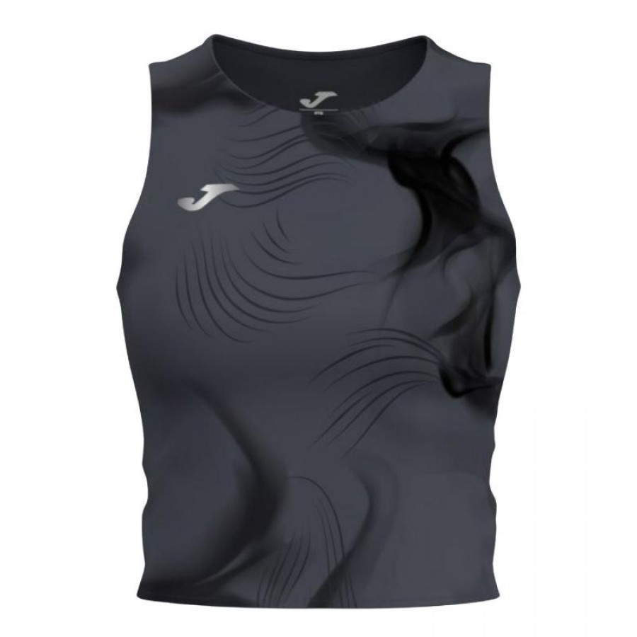 Camiseta Preta Preta Sem Mangas Joma R Night
