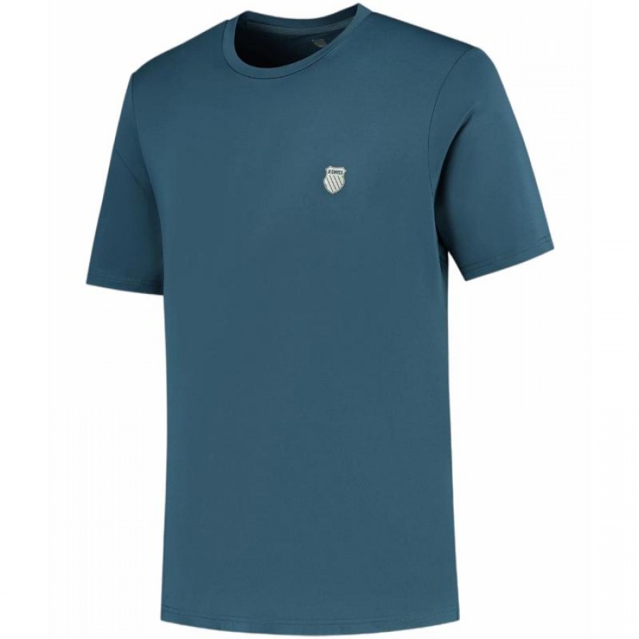 Camiseta Kswiss Hypercourt Basic Crew Indian Teal  Offer + Cheap