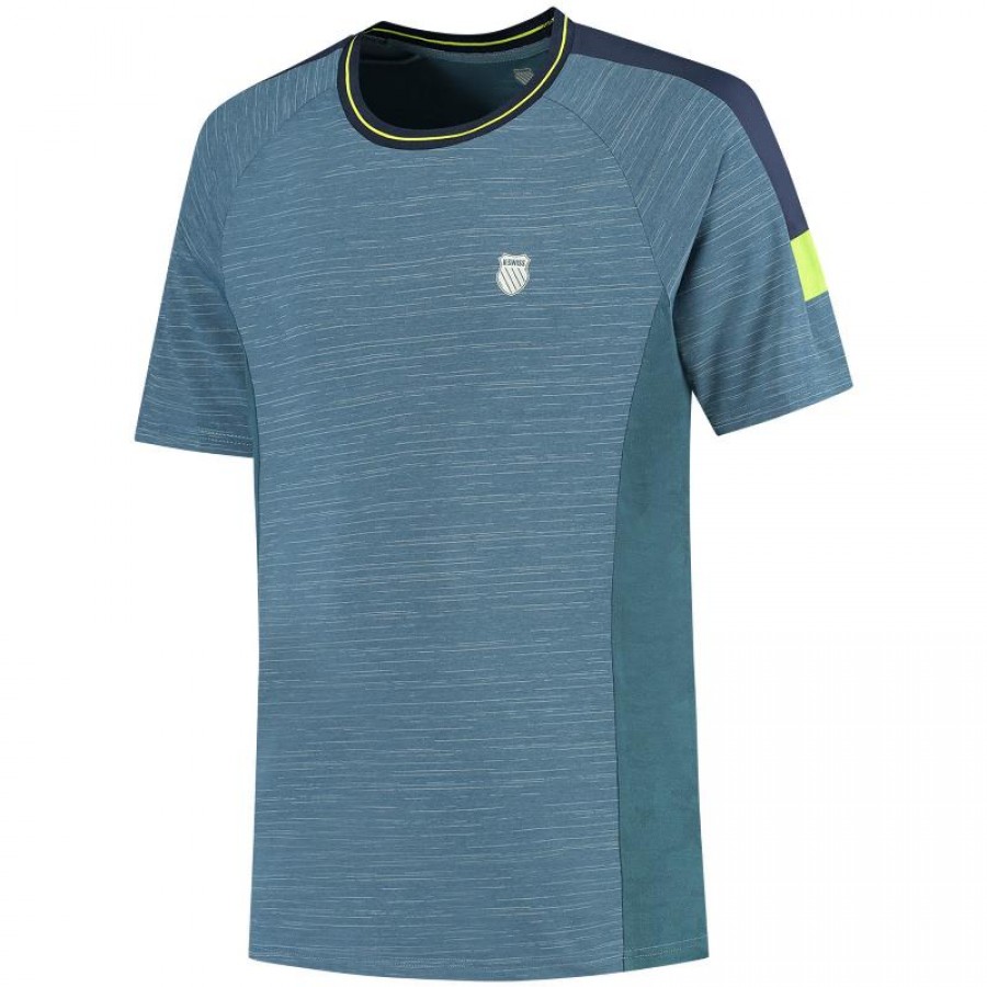 Camiseta Kswiss Hypercourt Melange Indian Teal  Offer + Cheap