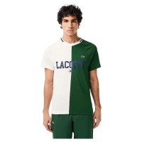 Camiseta Lacoste Daniil Medvedev Blanco Verde  Oferta + Barato