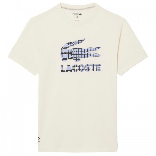 Lacoste Daniil Medvedev Tennis T-Shirt Off-White