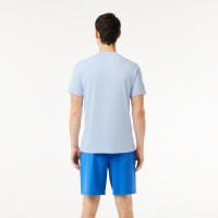 T-Shirt Lacoste Novak Djokovic Azul Claro  Oferta + Barato