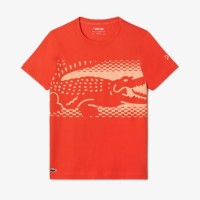 Camiseta Lacoste Novak Djokovic Naranja  Oferta + Barato