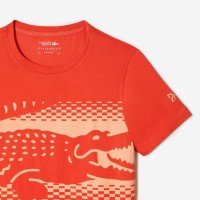 Camiseta Lacoste Novak Djokovic Naranja  Oferta + Barato