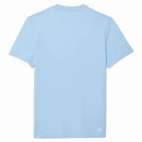 Camiseta Lacoste Novak Djokovic Ultra Dry Azul  Oferta + Barato