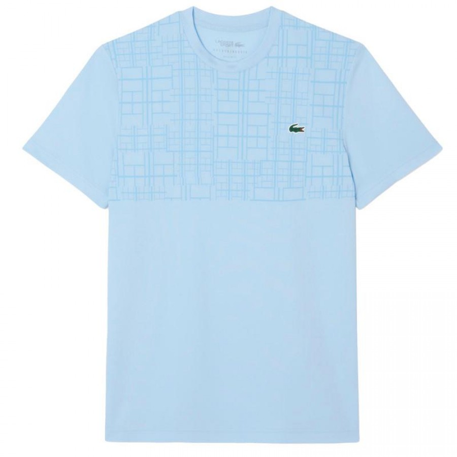 Lacoste Novak Djokovic Ultra Dry Pastel Blue T-Shirt