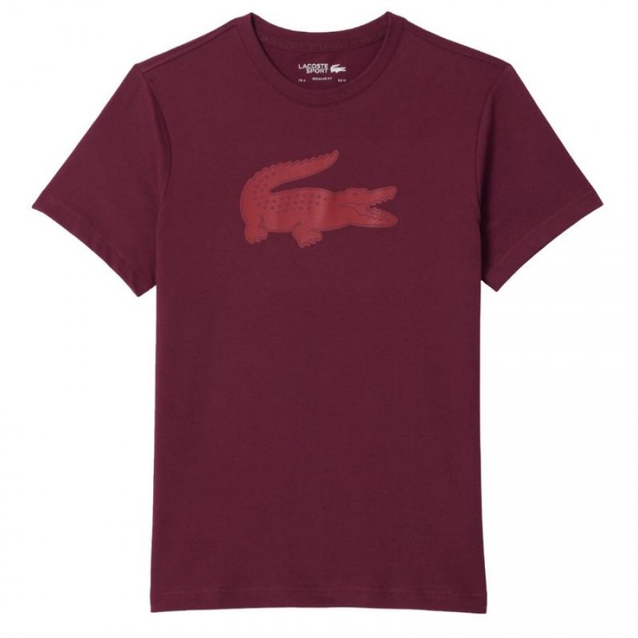 Camiseta Lacoste Sport Borgonha  Oferta + Barato