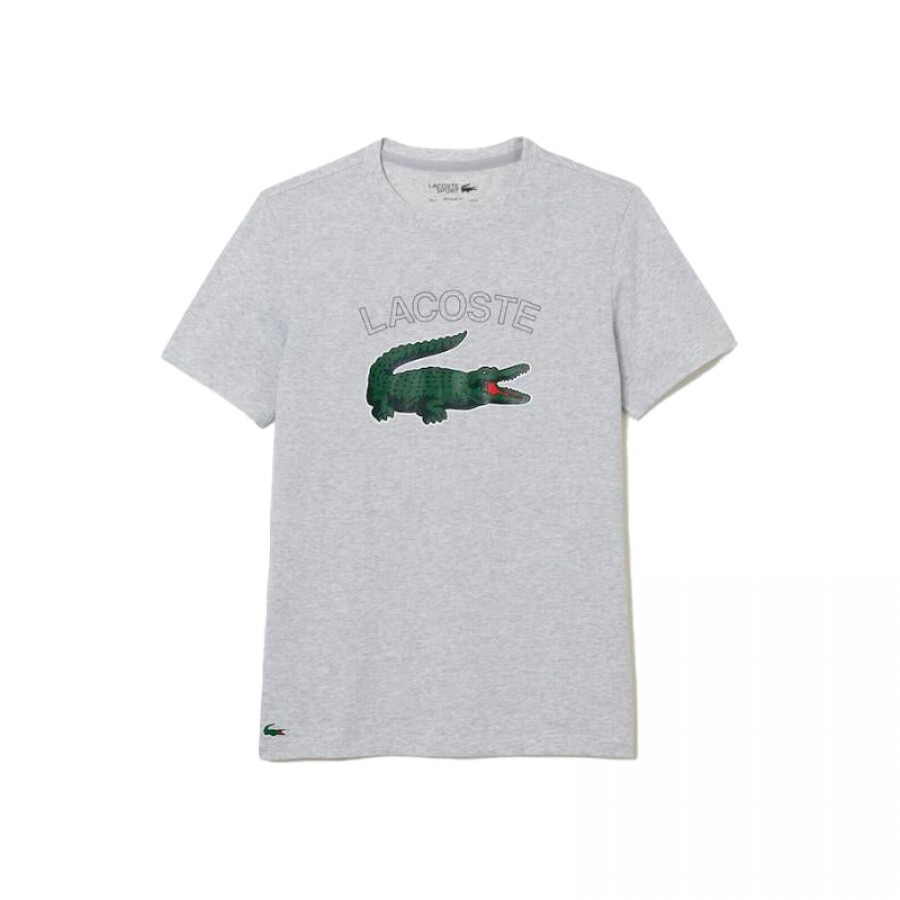 Camiseta Lacoste Sport Gris Vigore  Oferta + Barato