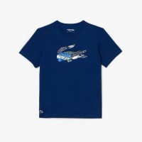 Camiseta Lacoste Sport Navy Blue Knit
