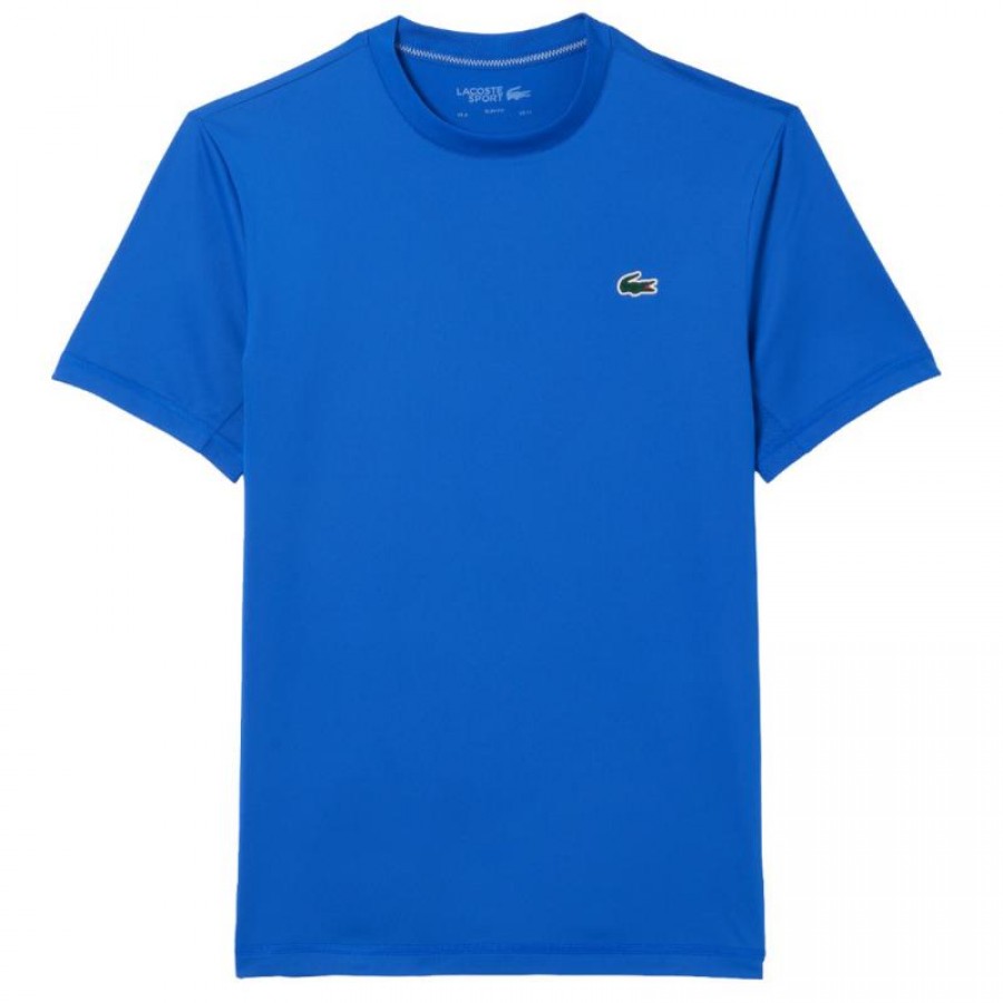 Camiseta Lacoste Sport Slim Fit Azul  Oferta + Barato