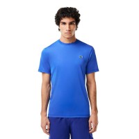 Camiseta Lacoste Sport Slim Fit Azul  Oferta + Barato